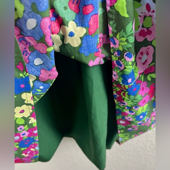 Sugarlips Green Floral Midi Dress - Picture 7 of 14